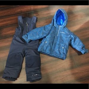 Columbia Outgrown snow set 3t